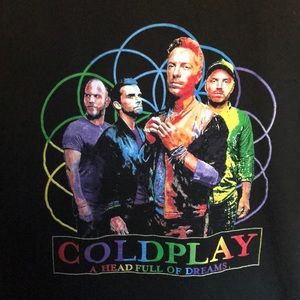 Coldplay concert T-shirt
